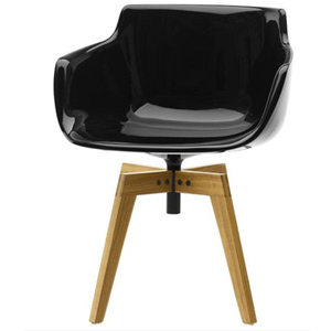 fauteuil - Flow Armchair - pieds en ch�ne Jean-Marie Massaud